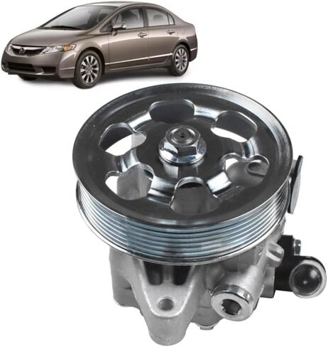 21-5456 مضخة توجيه كهربائية مع بكرة متوافقة مع Honda Civic 2006 2007 2008 2009 2010 2011 1.8L L4 يستبدل 56110RNAA01 56110RNAA02 in Saudi Arabia