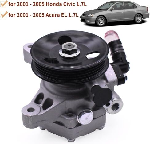 21-5456 Power Steering Pump with Pulley Compatible with Honda Civic 2006 2007 2008 2009 2010 2011 1.8L L4 Replaces 56110RNAA01 56110RNAA02 in Kuwait