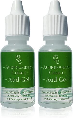 Audiologist's Choice AUD-Gel Earmold and Hearing Aid Lubricant 0.5oz Bottle - Lubricant Gel for Ear Plugs, Hearing Aids, Earmolds, and Other Earpieces… in Saudi Arabia
