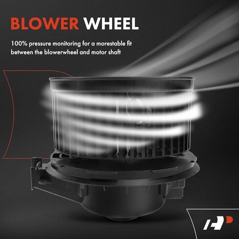 A-Premium HVAC Heater Blower Motor Assembly with Brushless Motor Compatible with Chevrolet & GMC Vehicles - Cruze 2016-2019, Volt 2016-2019, Acadia 2017-2019, Acadia Limited 2017 - Front Side in Saudi Arabia