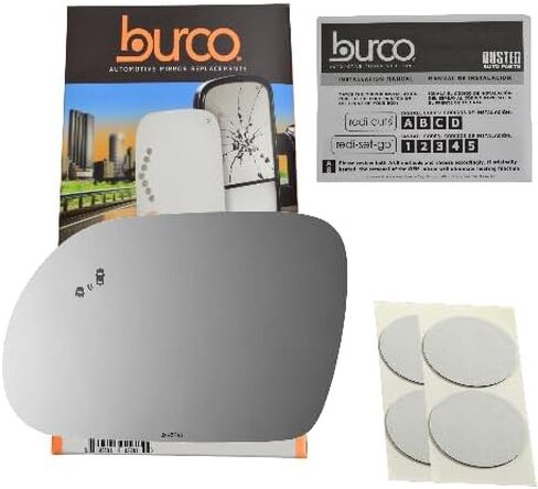 Compatible with 2020-2023 Kia Soul Driver Side Mirror Glass w/Blind Spot Icon Symbol, No Rear Mount in Saudi Arabia
