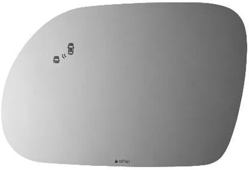 Compatible with 2020-2023 Kia Soul Driver Side Mirror Glass w/Blind Spot Icon Symbol, No Rear Mount in Saudi Arabia