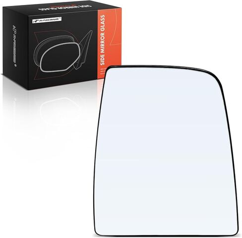 A-Premium Right Passenger Side Upper Non-Heated Mirror Glass with Backing Plate - Compatible with Ford Transit-150, Transit-250, Transit-350, Transit-350 HD, 2015-2020 - Towing Mirror Convex in Saudi Arabia