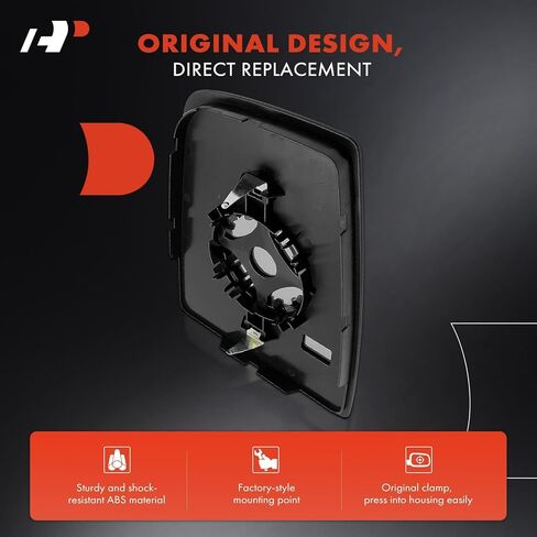 A-Premium Right Passenger Side Upper Non-Heated Mirror Glass with Backing Plate - Compatible with Ford Transit-150, Transit-250, Transit-350, Transit-350 HD, 2015-2020 - Towing Mirror Convex in Saudi Arabia