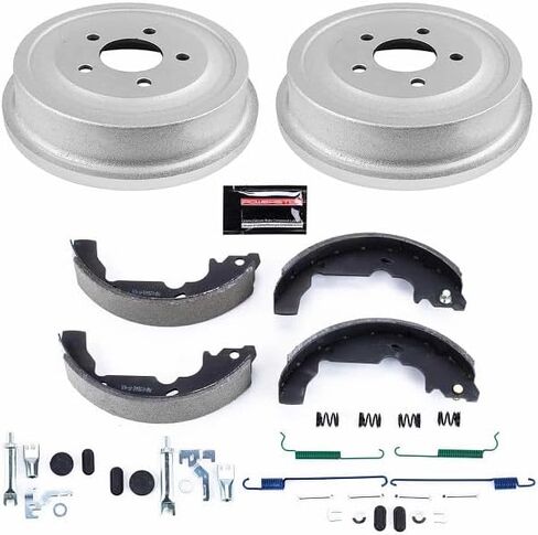 Power Stop KOE15378DK Autospecialty Rear Replacement Brake Kit-OE Brake Drums & Ceramic Brake Pads For Saturn Vue 2002-2007 [Model Specific] in Saudi Arabia