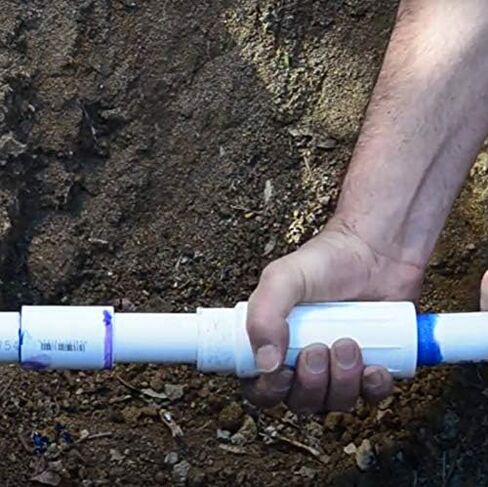 NDS 118-30 3 "اقتران PVC لإصلاح الأنابيب المكسورة أو المتشققة، أبيض in Saudi Arabia
