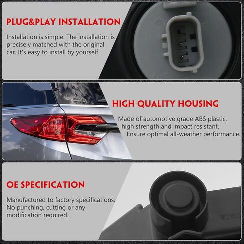 ضوء الذيل الخارجي Huray لسيارة Honda Odyssey 2018-2024 OE استبدال المصباح الخلفي (جانب الركاب (الأيمن)) in Saudi Arabia