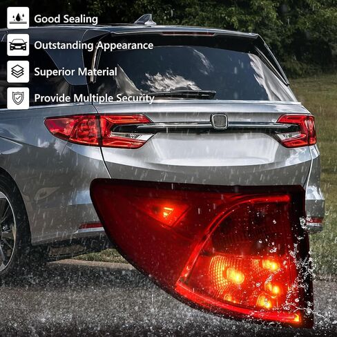 ضوء الذيل الخارجي Huray لسيارة Honda Odyssey 2018-2024 OE استبدال المصباح الخلفي (جانب الركاب (الأيمن)) in Saudi Arabia