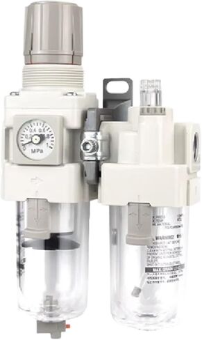 فلتر هواء مركب + منظم + مشحم سلسلة AC،AC10A-M5G-A،AC20A-01/02G-B،AC30A-02/03G-B،AC40A-03/04G-B(AC40A-03G-B) in Saudi Arabia