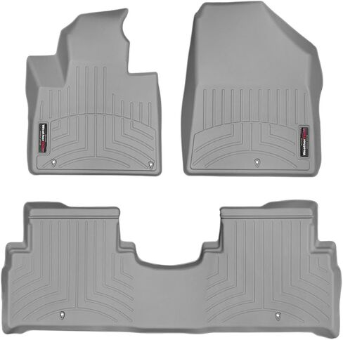 Weathertech Custom Fit FloorLiners for Kia Sorento, Sorento, Sorento - 1st & 2nd Row (44770-1-2), Black in Saudi Arabia