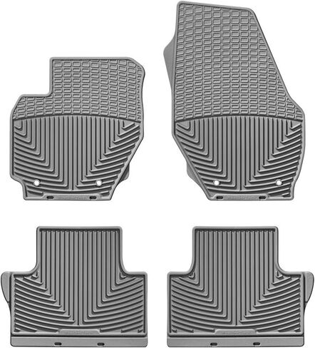 سجادات أرضية Weathertech مناسبة لجميع الأحوال الجوية لسيارة فولفو S60، V60، XC60-الصف الأول والثاني (WTVT169170)، أسمر ضارب للصفرة in Saudi Arabia