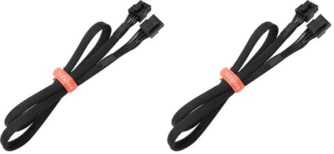 CPU Cable for Corsair PSUs, CPU 8 Pin Male to CPU 8 Pin (4+4 Detachable) Male EPS-12V Motherboard Power Adapter Sleeved 25-inch (63cm) in Saudi Arabia