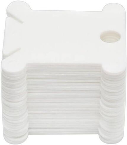 100Pcs White Plastic Floss Bobbins for Cross Stitch & Embroidery, Perfectly Organize Your Cotton Thread Floss for DIY Sewing Storage & Craft Projects in Saudi Arabia