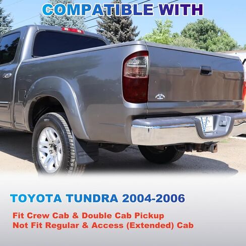 مصابيح خلفية متوافقة مع المصابيح الخلفية TOYOTA TUNDRA 2004-2006؛ 815600C040; 815500C040 (زوج أحمر داكن) in Kuwait