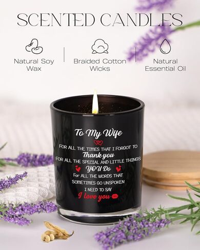 Get Well Gifts for Women, Get Well Soon Gifts for Women After Surgery, Feel Better Gifts for Women, Inspirational Candles for Condolence, Miscarriage, Cancer, 7oz Soy Wax Lavender Scented in Saudi Arabia
