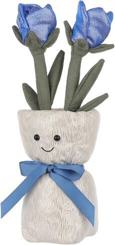Apricot Lamb Rose Vase Plush Stuffed Flowers for Kids, Soft Cute Plushies Toys for Baby Girl and Boy, Fluffy Rose Vase Red 12 Inches in Saudi Arabia