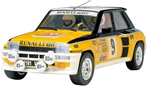 TAMIYA 1:24 Renault 5 Turbo 1975 Rally Model Kit، صناعة النماذج البلاستيكية، طقم السيارة، للجنسين، البالغين في سن المراهقة in Saudi Arabia