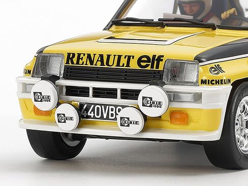 TAMIYA 1:24 Renault 5 Turbo 1975 Rally Model Kit، صناعة النماذج البلاستيكية، طقم السيارة، للجنسين، البالغين في سن المراهقة in Saudi Arabia