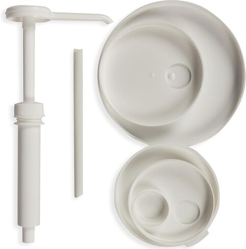San Jamar P7310 Economy Condiment Syrup Pump w/ 5 Caps NSF in Saudi Arabia