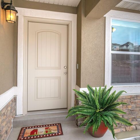 Melorca&Guilla Artificial Plants Artificial Ferns Outdoor,2PCS 35" Diam Large Fake Ferns,Faux Ferns Outdoor Artificial Plants for Shop Garden Office Home Décor in Kuwait