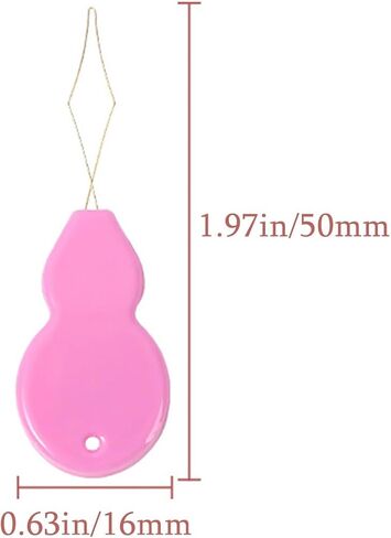 Automatic Needle Threaders​ Plastic Gourd Shaped, for ​Sewing Machine ​Hand Sewing​ - ​Embroidery​ ​​for Cross Stitch Crafts (Multicolor-Gold, 14PC) in Saudi Arabia