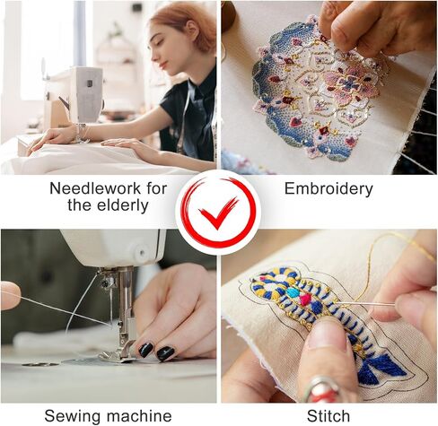 Automatic Needle Threaders​ Plastic Gourd Shaped, for ​Sewing Machine ​Hand Sewing​ - ​Embroidery​ ​​for Cross Stitch Crafts (Multicolor-Gold, 14PC) in Saudi Arabia
