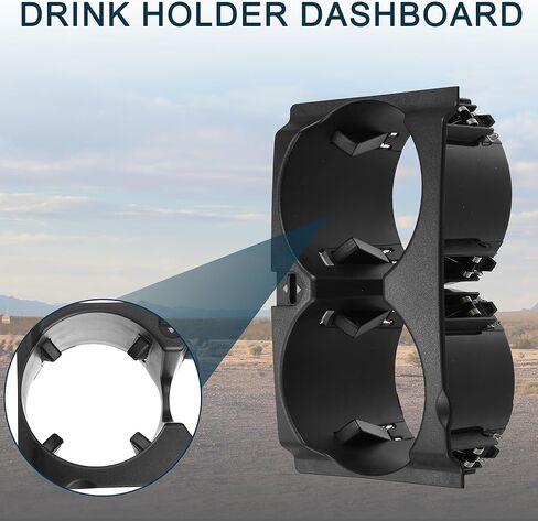 Cup Holder for Mercedes-Benz E350 Practical No.A2126800110 | Instrument Panel Drink Holder Black 1 Pcs in Saudi Arabia