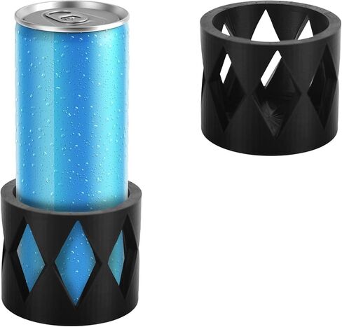 2pcs Car Cup Holder Insert for Slim Cans, 3in Universal Automotive Energy Drinks Holder Adapter Accessories Parts for 12oz Cans Secure Fit & Anti-Rattle in Saudi Arabia