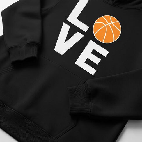 Tstars Love Basketball Hoodie Sweatshirt for Players Fans Women Teen Girls Hoodie in Saudi Arabia