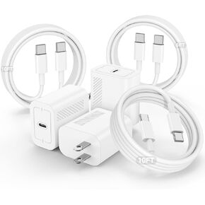 45W Samsung Super Fast Charger for S24, Type C Charger Fast Charging Block &3FT USBC to USBC Cable 2Pack for Galaxy S24 Ultra/S24+/S23 S22 S21 Ultra/Plus, Tab S8/S7/A8/A7, Android Phone Charger Cord in Kuwait