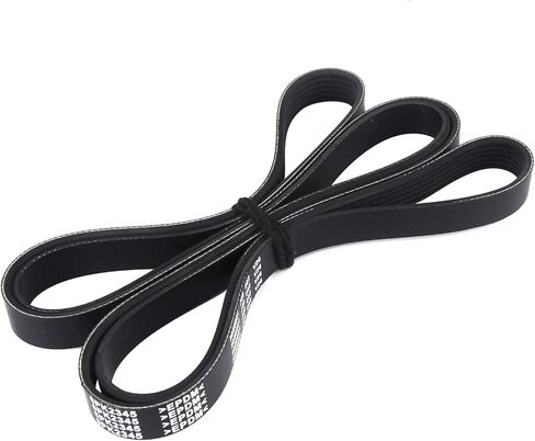 MOCA Serpentine Belt Component Kit Fit 2004-2007 for Buick Rainier 5.3L & 2003-2008 for Chevrolet Express 2500 6.0L & 2003-2006 for GMC Sierra 2500 HD 6.0L & 2005-2009 for Saab 9-7x 5.3L in Saudi Arabia