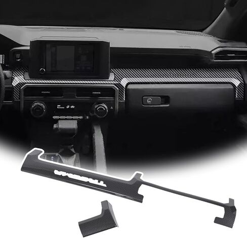 TOYCIDFG Center Console Screen Frame Cover Trim Compatible with Toyota Tacoma 2024 2025 14.3IN Screen Version, Car Interior Decoration Accessories (Red) in Saudi Arabia