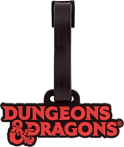 Dungeons & Dragons D&D Luggage Tag Bag (PVC Luggage Tag - D) in Saudi Arabia