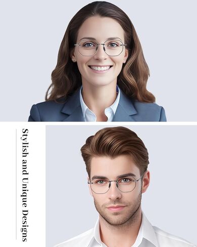 LUFF 3 Pack Rimless Reading Glasses Men Women- Comfortable Frameless Reader Lightweight TR90 Blue Light Blocking Eyeglasses in Kuwait