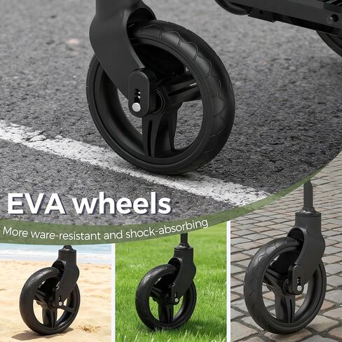 عربة أطفال لطفلين، عربة أطفال قابلة للطي مع مظلة، منظم للآباء لجميع التضاريس، مقبض قابل للتعديل وقضيب سحب عربة أطفال للرضع والأطفال الصغار، أزرق لافندر in Kuwait