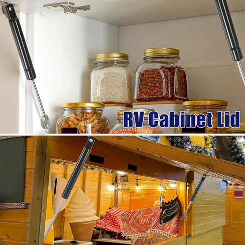 X AUTOHAUX 2 قطعة 12 بوصة 10Ib/45N رفع أسود يدعم الدعامات الصدمات الغاز الربيع العالمي لRV سيارة شاحنة قارب نافذة خزانة غطاء الباب الأغطية in Saudi Arabia
