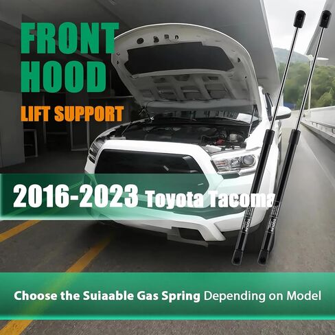 دعامات غطاء المحرك الأمامي HUOPO لسيارة Toyota Tacoma 2016-2023، مجموعة استبدال دعم رفع ممتص الصدمات، عبوتان in Saudi Arabia