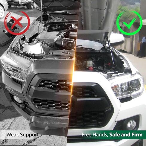 دعامات غطاء المحرك الأمامي HUOPO لسيارة Toyota Tacoma 2016-2023، مجموعة استبدال دعم رفع ممتص الصدمات، عبوتان in Saudi Arabia