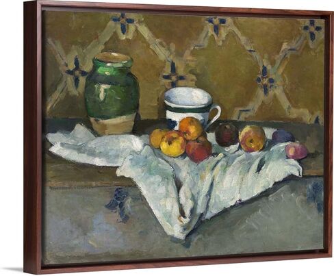 Paint by Numbers for Beginner, DIY Acrylic Painting by Numbers Kit for Kids & Adults,on Oil Canvas with Paints and Brushes, — Still Life with Jar Cup and Apples, by Paul Cezanne in Saudi Arabia
