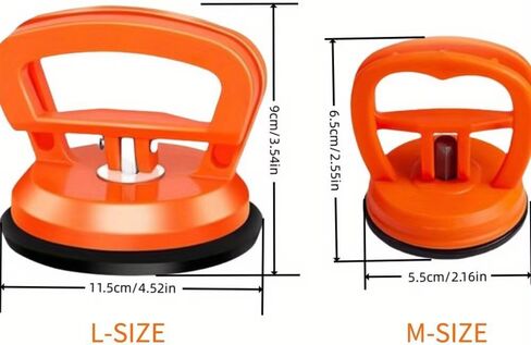 Dent Puller Suction Cup Kit - Car Dent Repair Tool with Handle, for Auto Body, Glass, Tiles, Dashboard Phone Mount-XP-12hei in Saudi Arabia