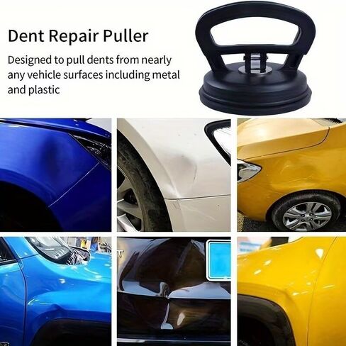 Dent Puller Suction Cup Kit - Car Dent Repair Tool with Handle, for Auto Body, Glass, Tiles, Dashboard Phone Mount-XP-12hei in Saudi Arabia