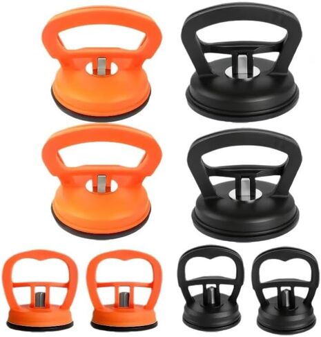 Dent Puller Suction Cup Kit - Car Dent Repair Tool with Handle, for Auto Body, Glass, Tiles, Dashboard Phone Mount-XP-12hei in Saudi Arabia