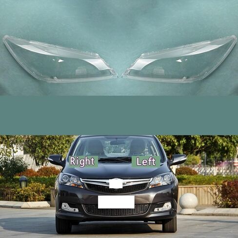 متوافق مع غطاء المصباح الأمامي Haima M3 2013-2015 - غطاء أمامي أصلي بديل من زجاج شبكي (A Piar) in Saudi Arabia