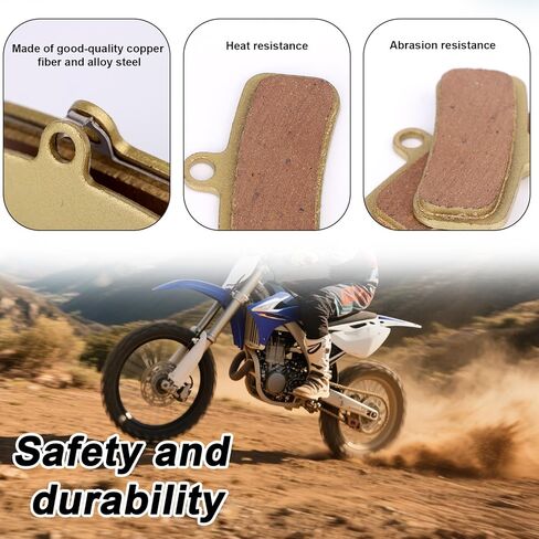 قطعتان من وسادات الفرامل الأمامية والخلفية، بديلة لبطانات فرامل القرص المعدنية لـ Surron Light Bee X/S Segway X160 X260 Talaria Sting R MX3 MX4 ملحقات أجزاء الدراجة الترابية الكهربائية in Kuwait