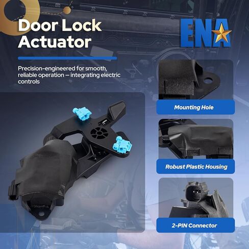 ENA Power Door Lock Latch Actuator Assembly Tailgate Trunk Compatible with Ford F150 F250 F350 F450 F550 Super Duty 2015-2023 Replacement for SM2655 DLA1543 FL3Z9943170C GC3Z9943170A GC3Z9943170B in Saudi Arabia