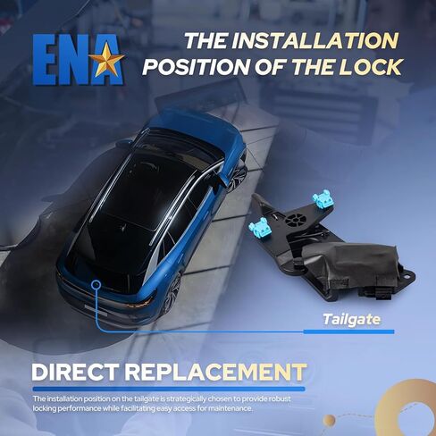 ENA Power Door Lock Latch Actuator Assembly Tailgate Trunk Compatible with Ford F150 F250 F350 F450 F550 Super Duty 2015-2023 Replacement for SM2655 DLA1543 FL3Z9943170C GC3Z9943170A GC3Z9943170B in Saudi Arabia