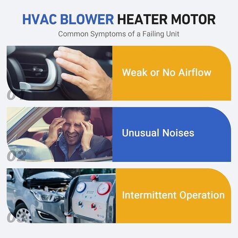 محرك منفاخ سخان HVAC مع قفص مروحة، مناسب لـ 2020 2021 2022 2023 Hyundai Sonata 1.6L 2.5L - استبدل 97113L0000، PM4828 بعجلة منفاخ in Kuwait