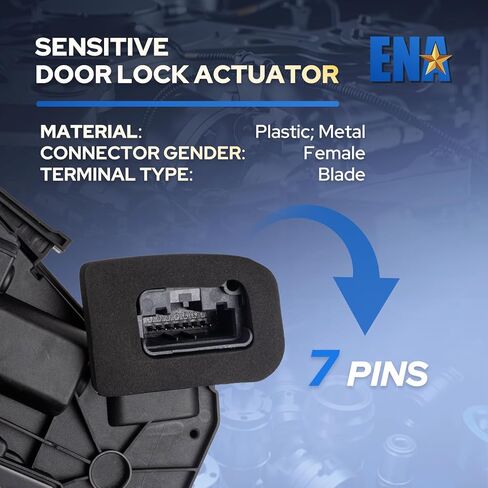 ENA Passenger Side Rear Right Power Door Lock Latch Actuator Compatible with VW Atlas Cross Sport GTI Golf R Alltrack SportWagen Passat 2014-2019 Replacement for 5K4839016AE 5K4839016 6RD839016A in Saudi Arabia