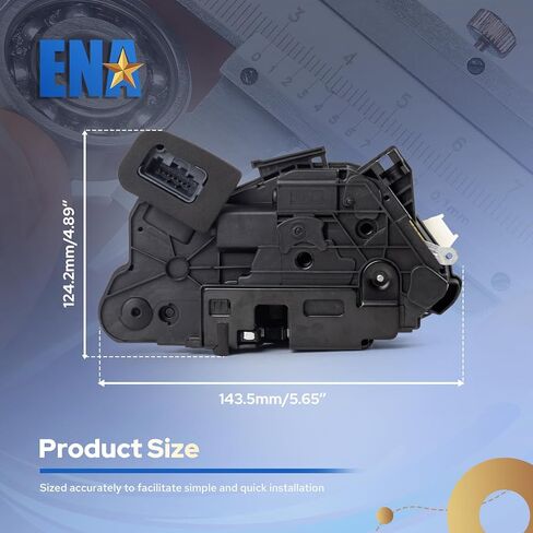 ENA Passenger Side Rear Right Power Door Lock Latch Actuator Compatible with VW Atlas Cross Sport GTI Golf R Alltrack SportWagen Passat 2014-2019 Replacement for 5K4839016AE 5K4839016 6RD839016A in Saudi Arabia