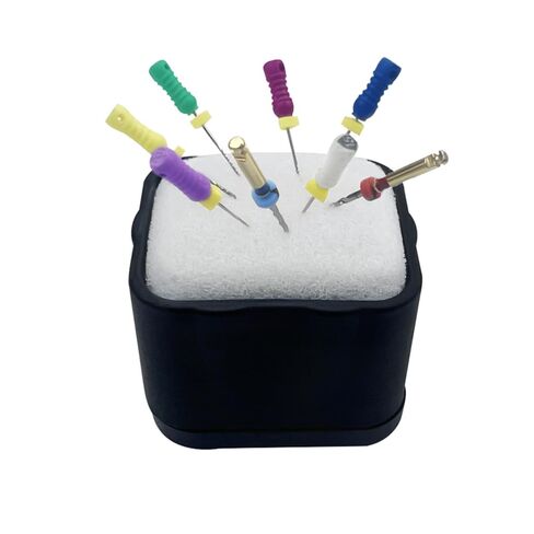 Endo File Clean Stand, YOUYA DENTAL Instant Detailing File Cleaning Sponge Dental Endodontics Cleaning Holder High Temperature Resistance Professional Sponge Box Ring Organizer Rack Refill Cushion in Kuwait